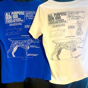 Two Nine Line t-shirts GSP dog
